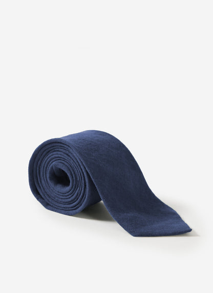 Linen Tie - Navy | Percival