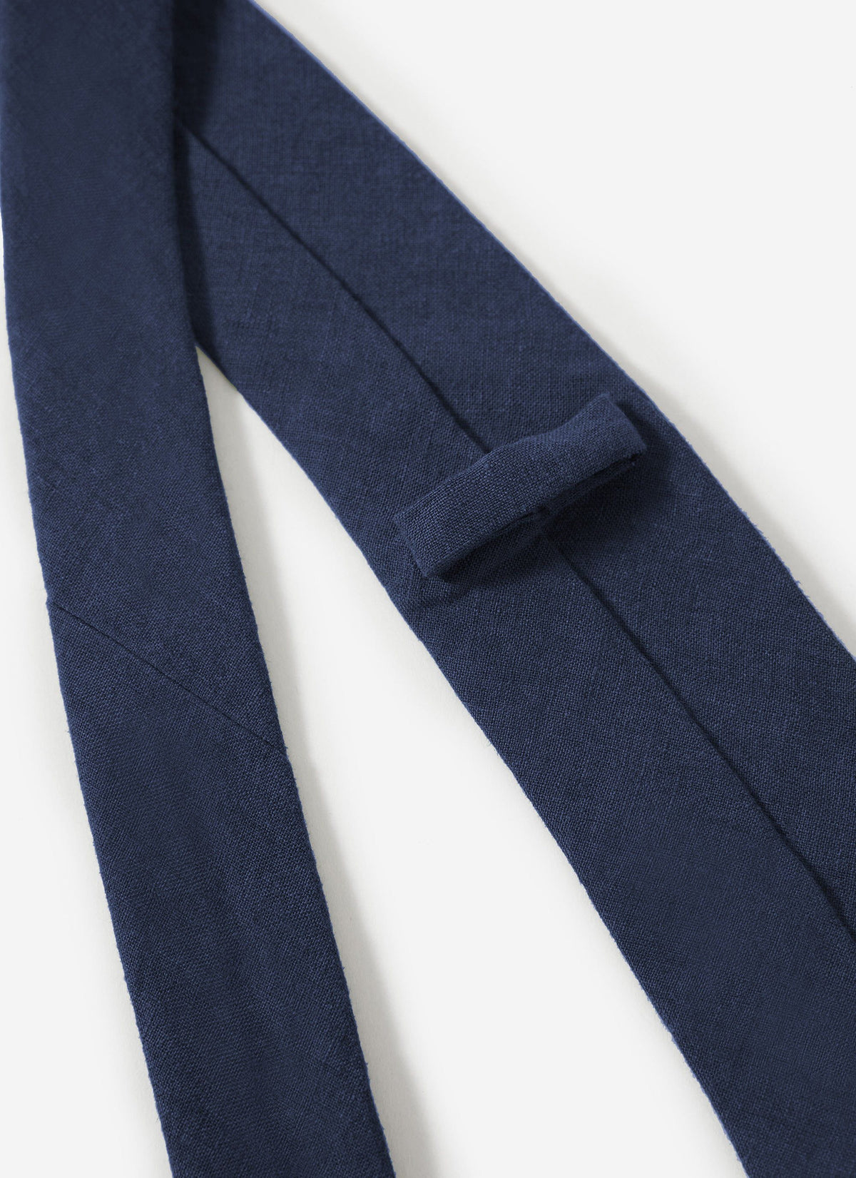 Linen Tie - Navy | Percival