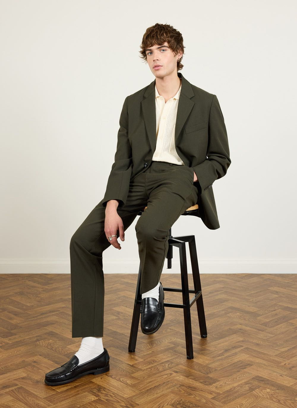 Tailored Blazer - Wool - Forest | Percival