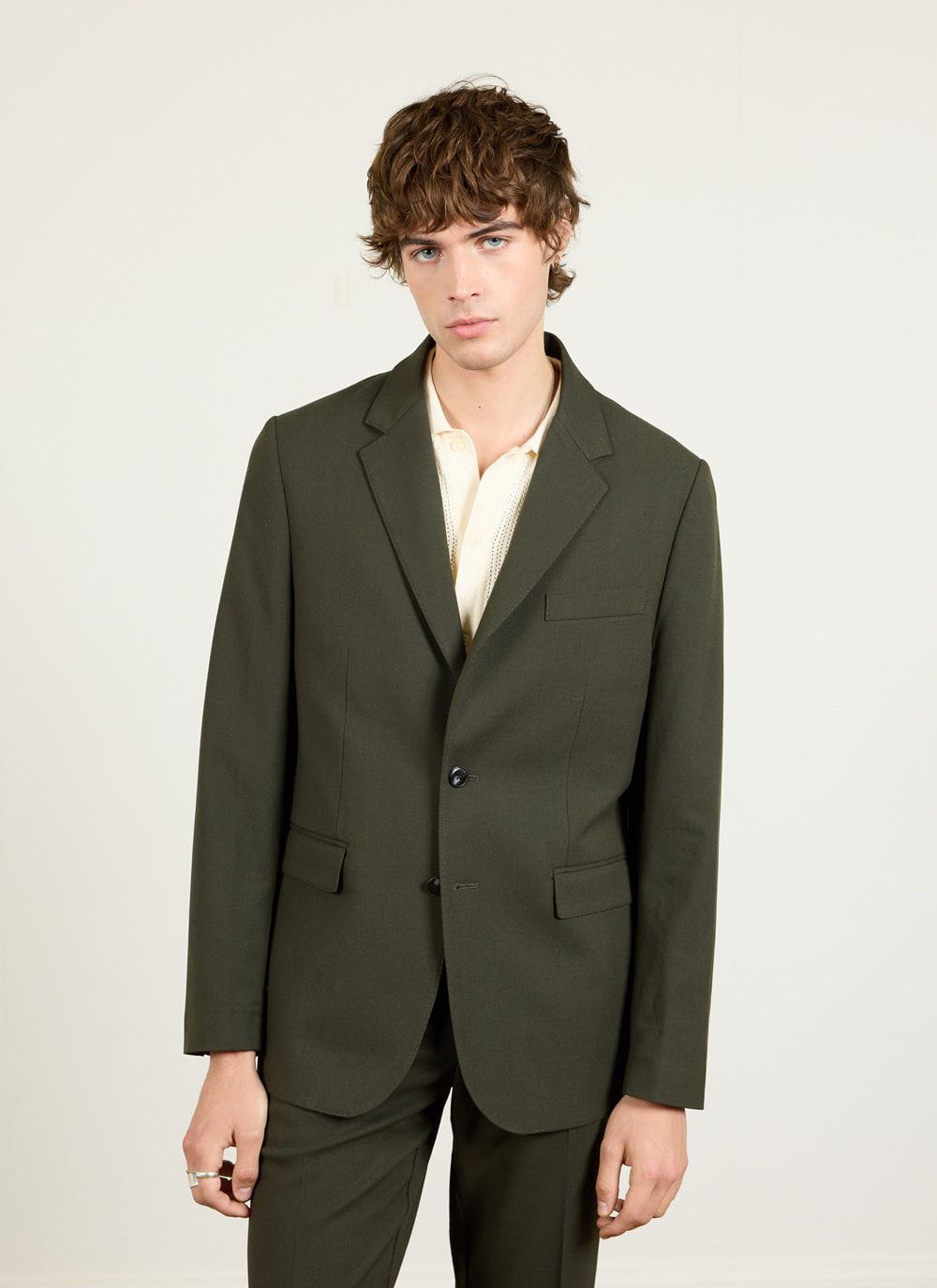 Tailored Blazer - Wool - Forest | Percival