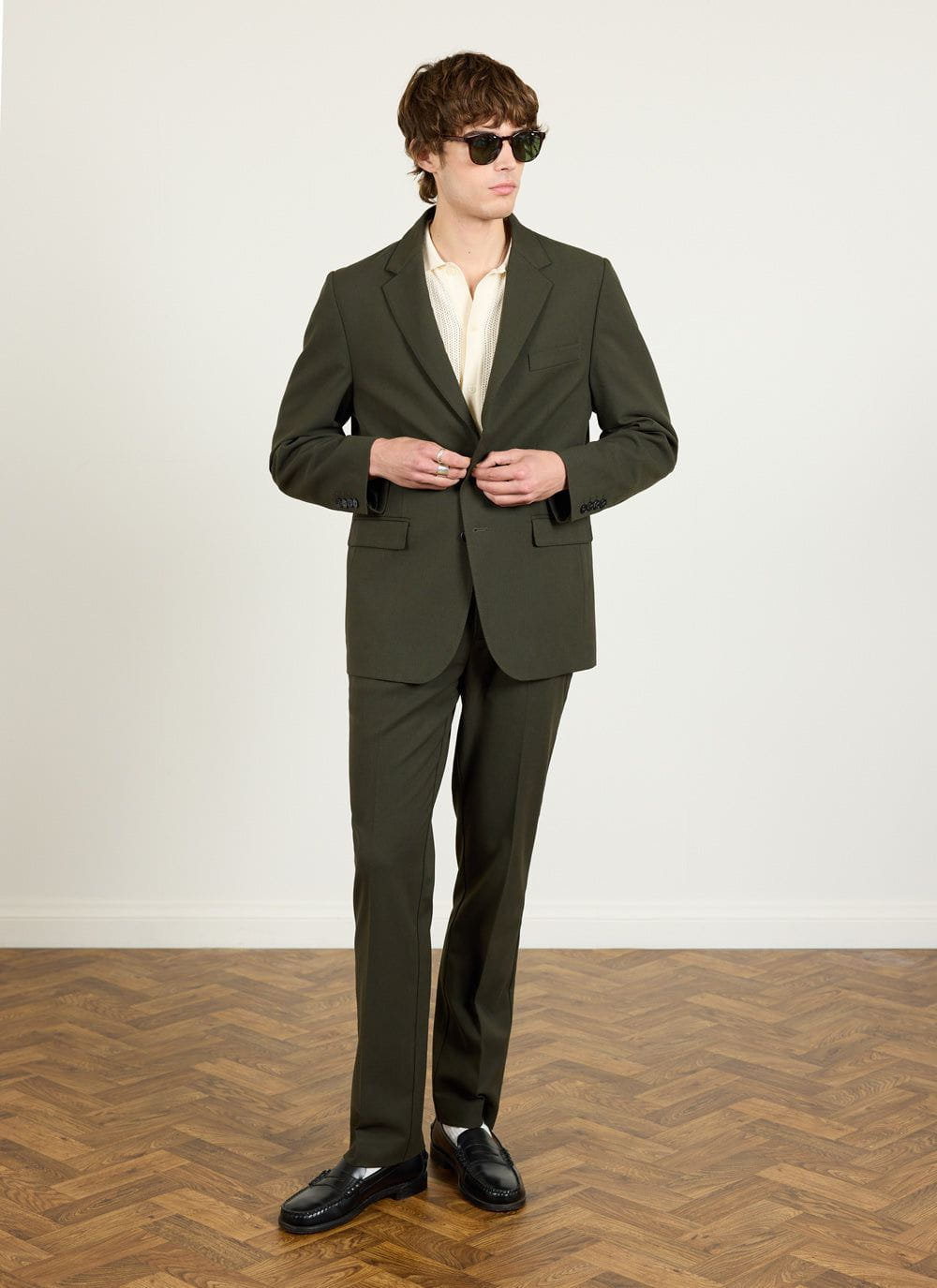 Tailored Blazer - Wool - Forest | Percival