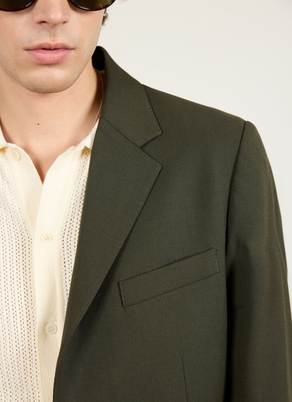 Tailored Blazer - Wool - Forest | Percival