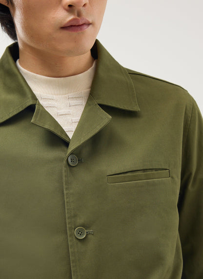 Men's Casual Workwear Jacket - Chore Jacket - Khaki | Percival