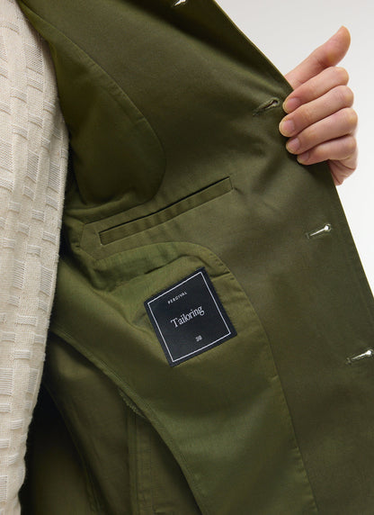 Men's Casual Workwear Jacket - Chore Jacket - Khaki | Percival