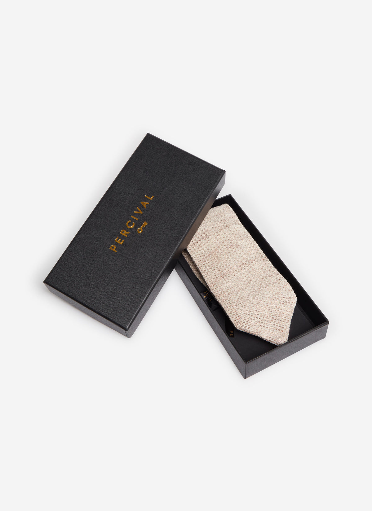 Men's Linen Tie - Suit Ties - Oat Marl | Percival
