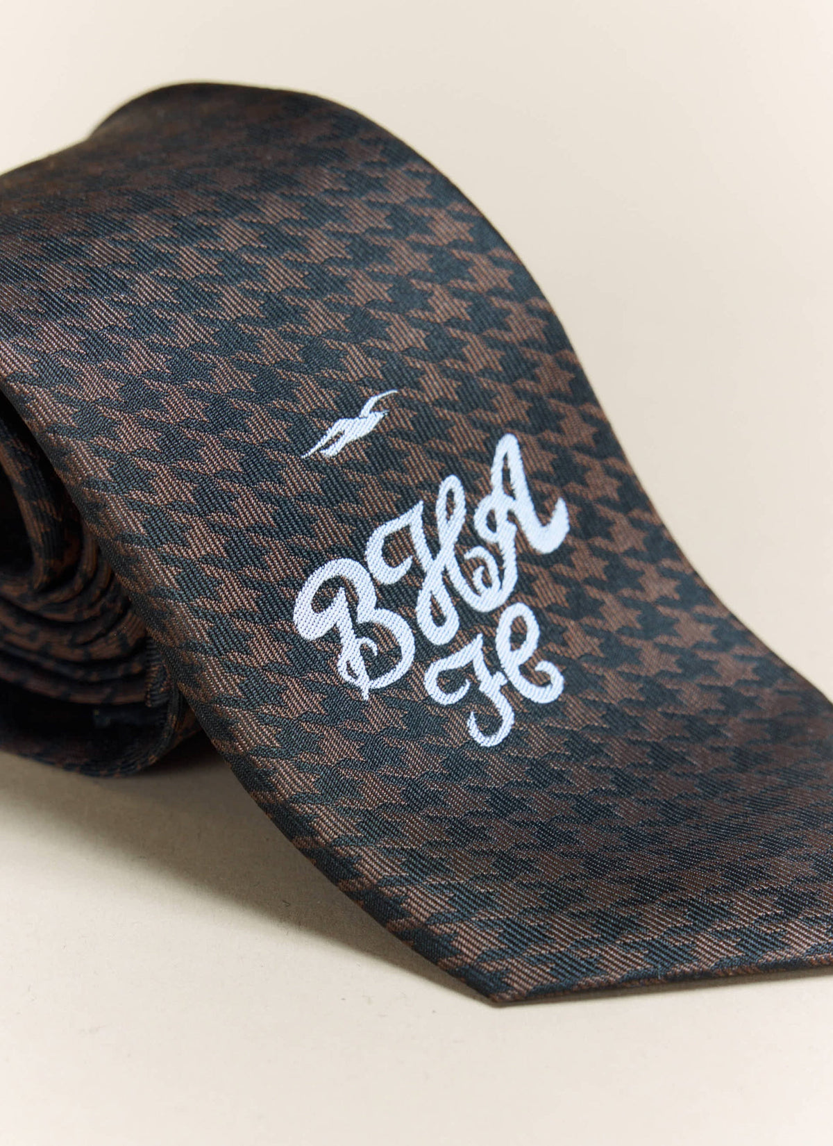 Men's Houndstooth Tie x Brighton & Hove Albion F.C. - Brown | Percival