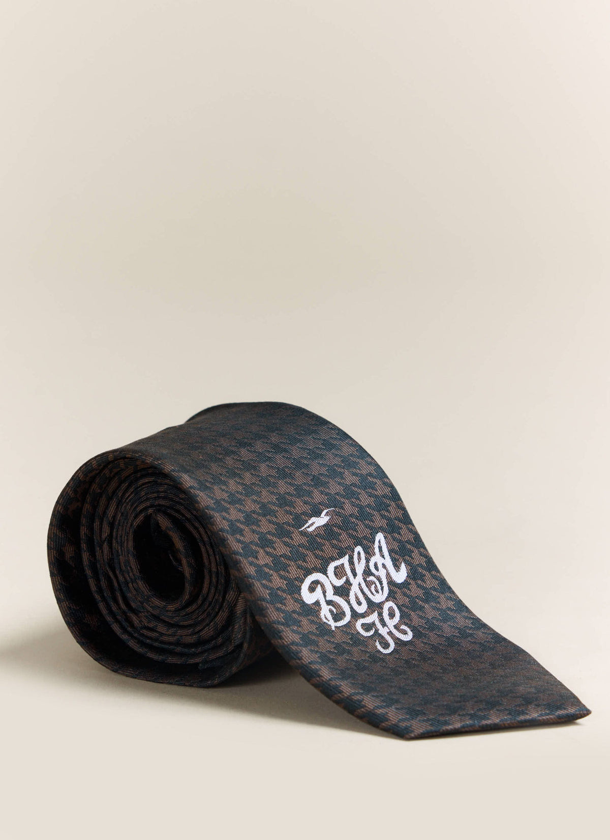 Men's Houndstooth Tie x Brighton & Hove Albion F.C. - Brown | Percival