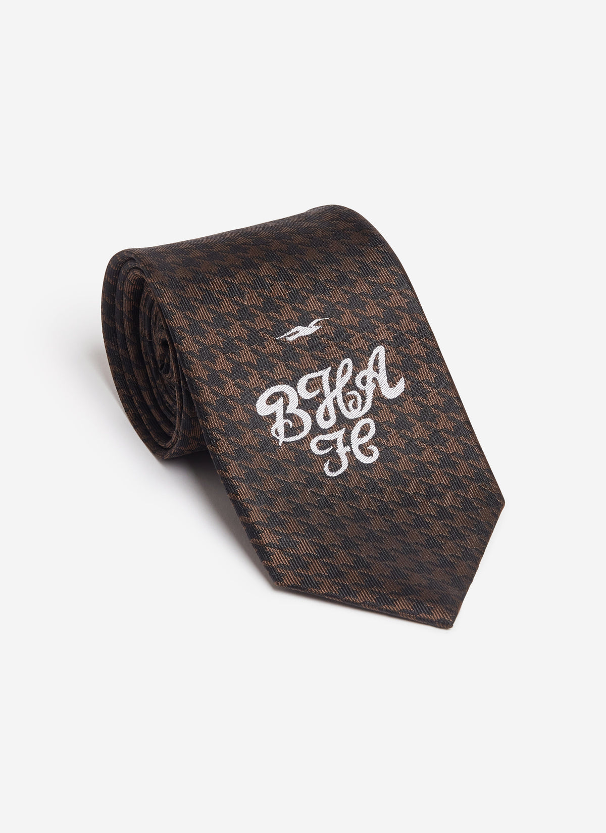 Men's Houndstooth Tie x Brighton & Hove Albion F.C. - Brown | Percival