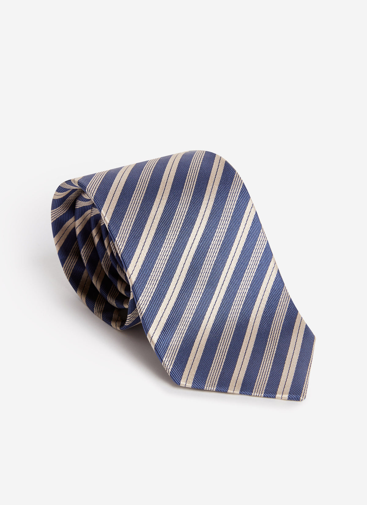 Men's Micro Stripe Silk Tie - Burgundy | Percival