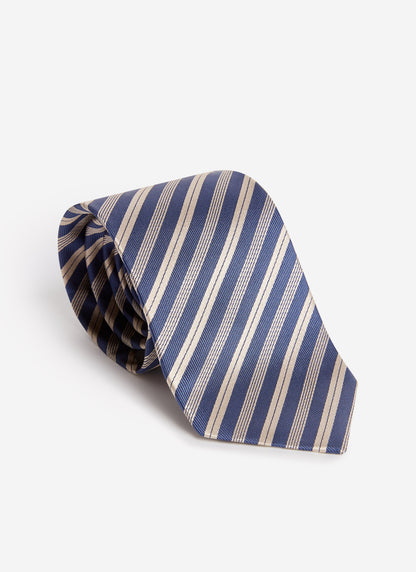 Men's Micro Stripe Silk Tie - Burgundy | Percival