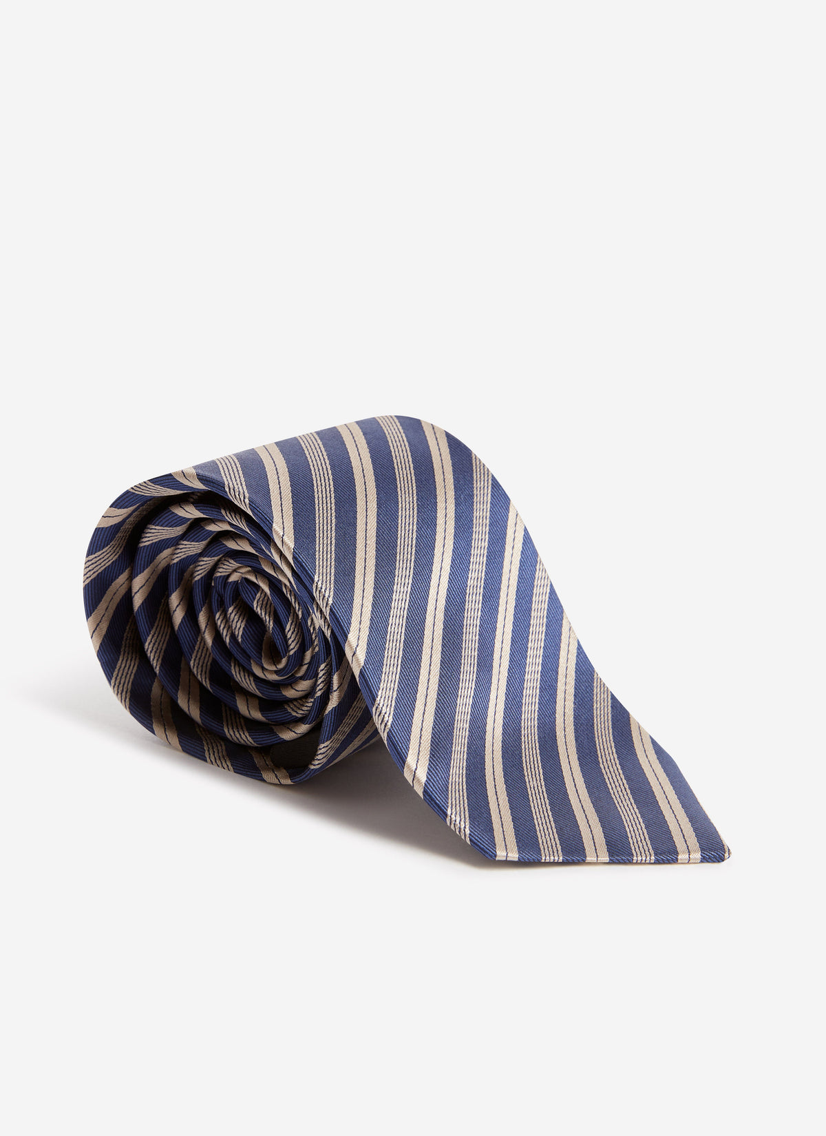 Men's Micro Stripe Silk Tie - Burgundy | Percival