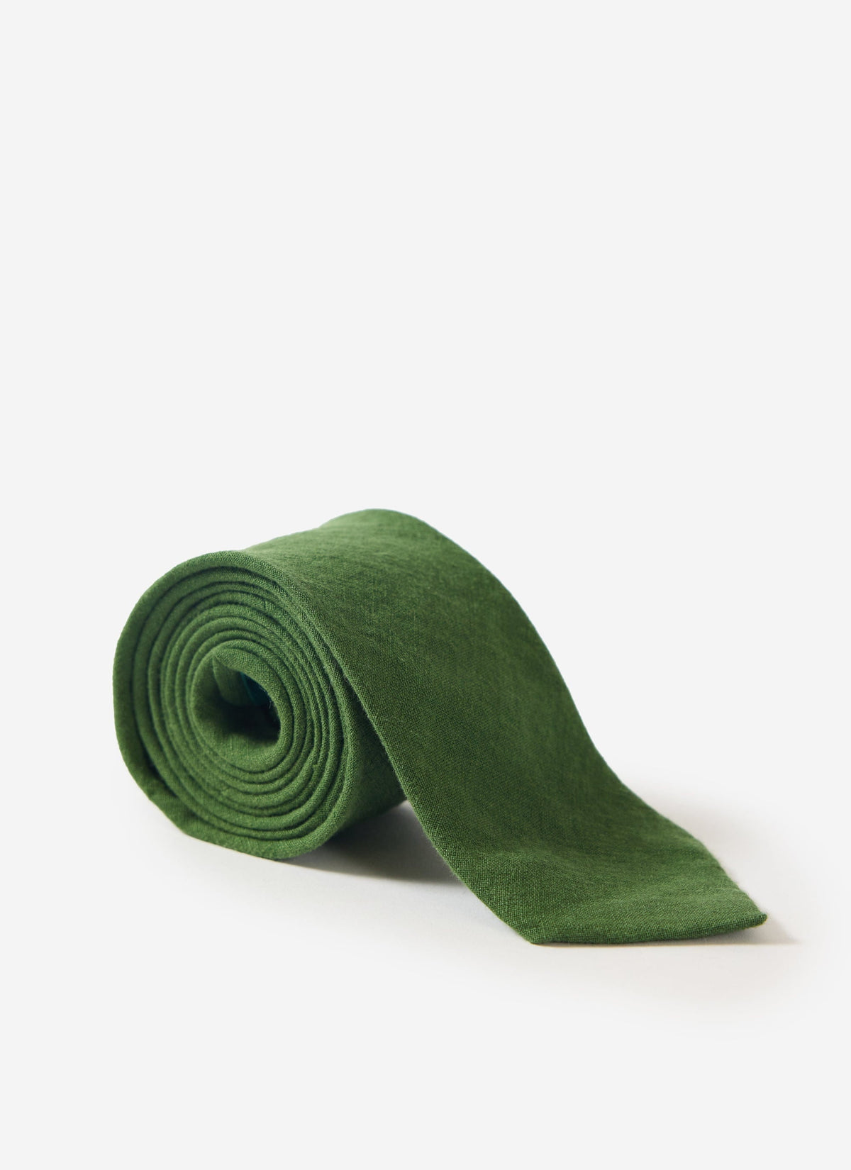 Linen Tie - Forest Green | Percival