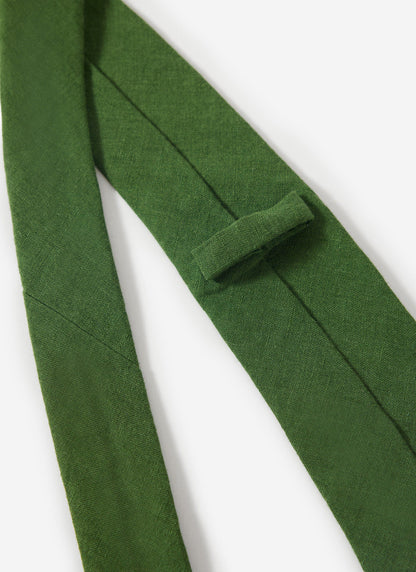 Linen Tie - Forest Green | Percival