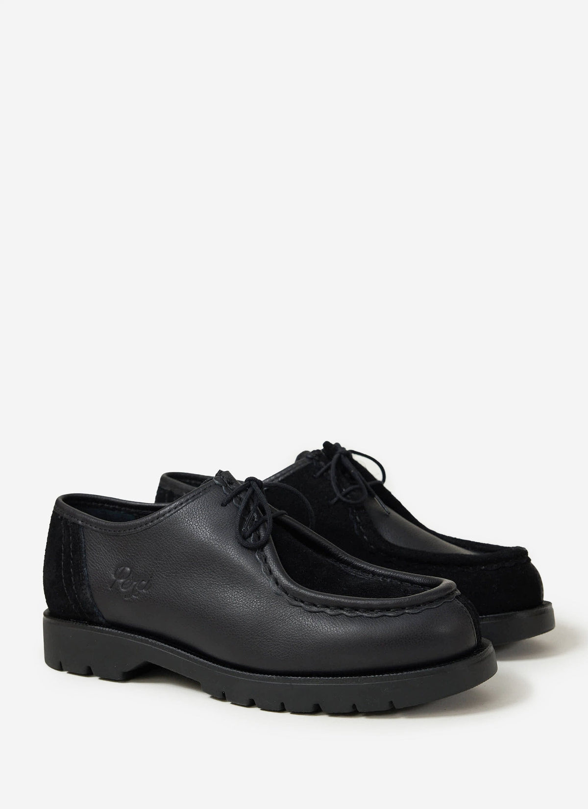 Kleman x Percival - Padror Patchwork Shoe - Black | Percival