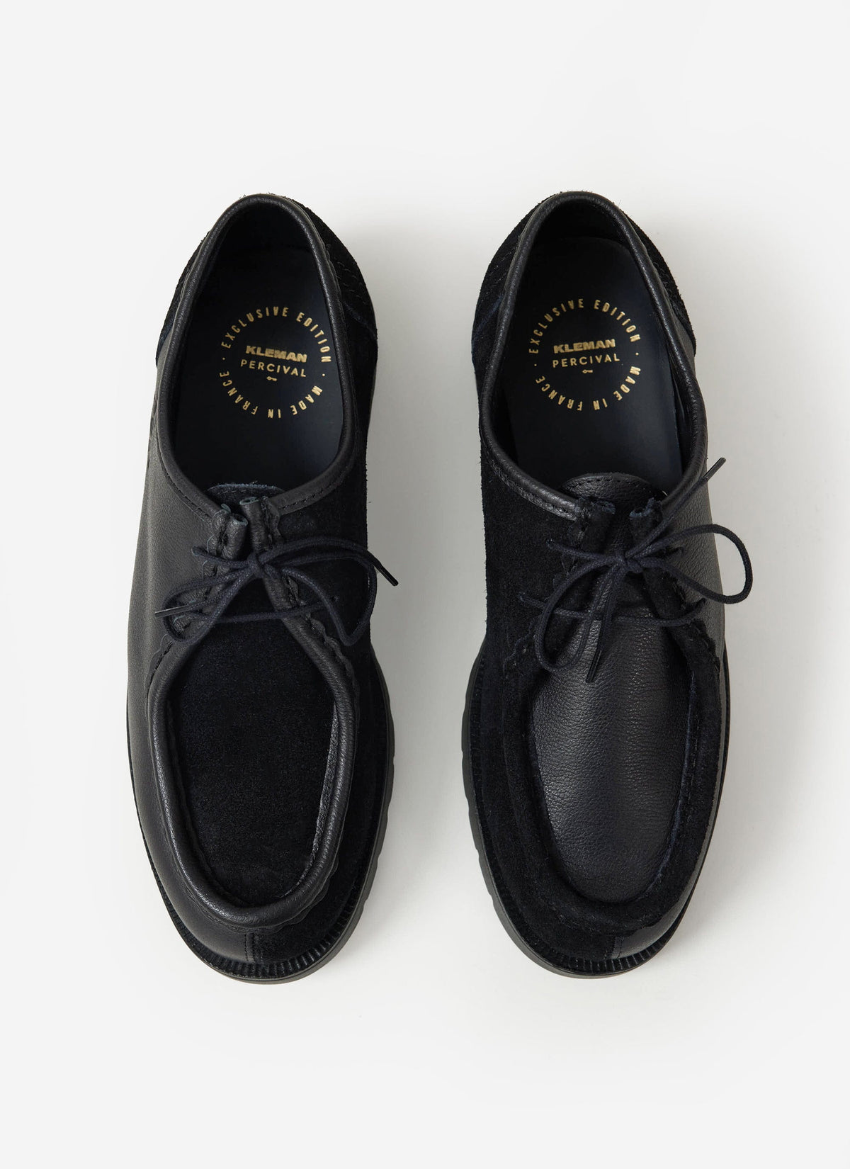 Kleman x Percival - Padror Patchwork Shoe - Black | Percival