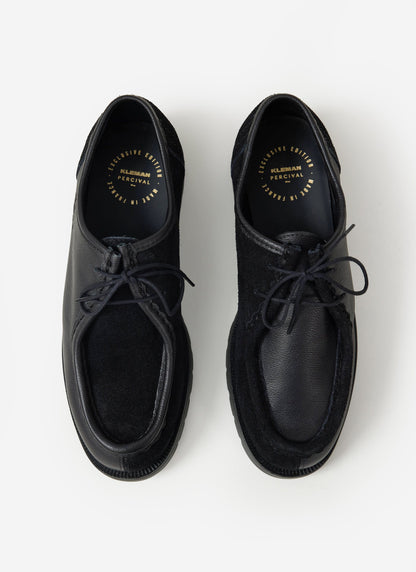 Kleman x Percival - Padror Patchwork Shoe - Black | Percival