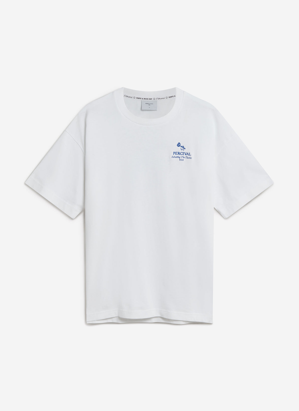Smith Floral Oversized T Shirt - Organic Cotton - White | Percival