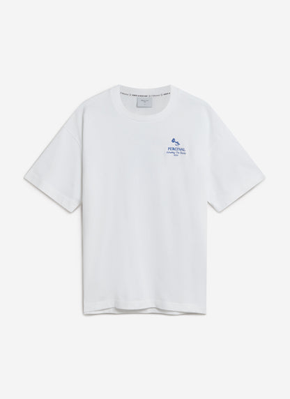 Smith Floral Oversized T Shirt - Organic Cotton - White | Percival