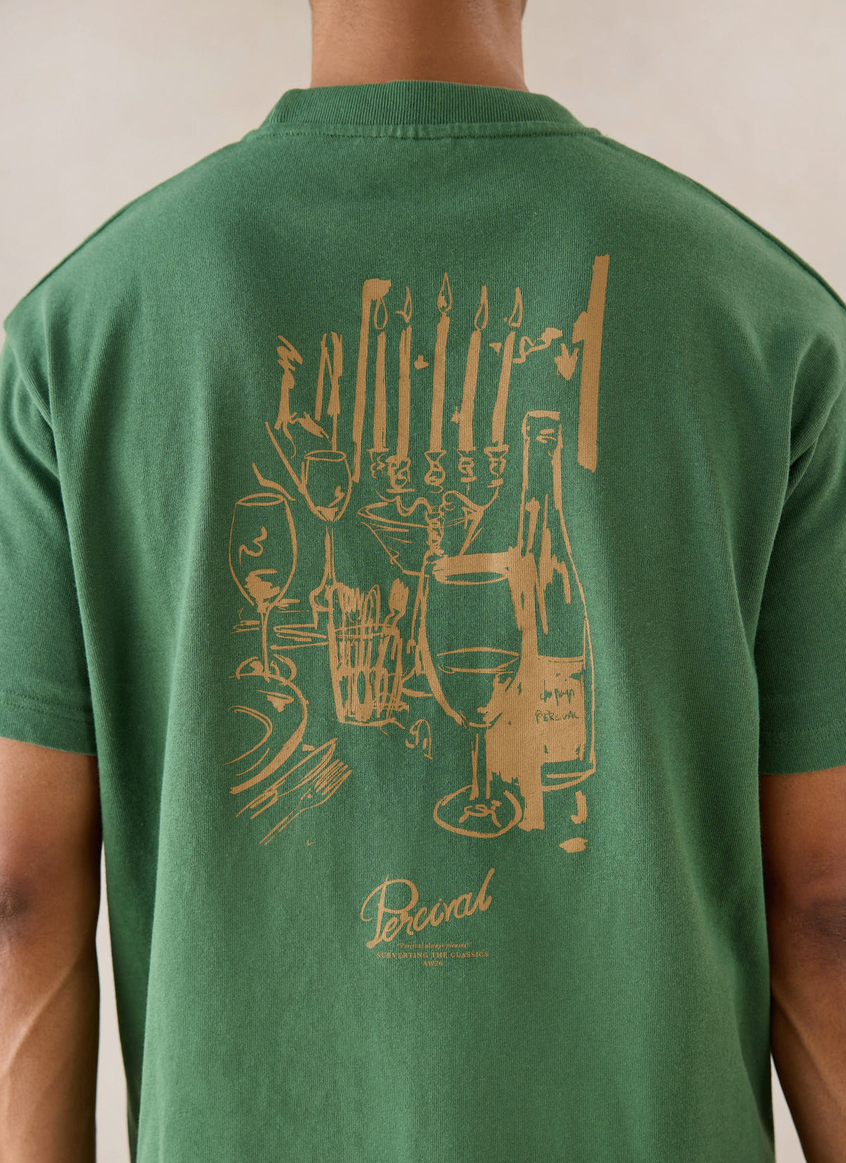 Marley Oversized T-Shirt - Forest Green - Organic Cotton | Percival