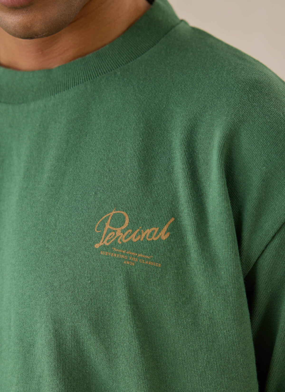 Marley Oversized T-Shirt - Forest Green - Organic Cotton | Percival