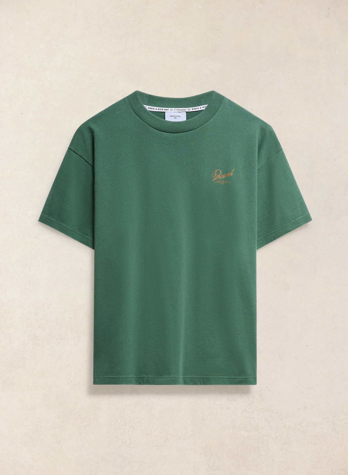 Marley Oversized T-Shirt - Forest Green - Organic Cotton | Percival