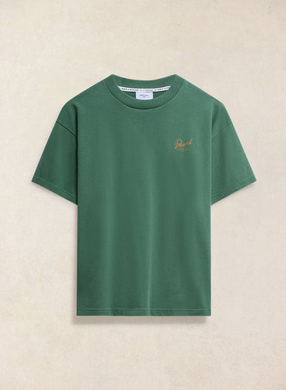 Marley Oversized T-Shirt - Forest Green - Organic Cotton | Percival
