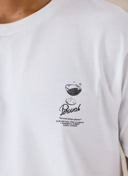 Norman White Oversized T-Shirt - 260 GSM Organic Cotton | Percival