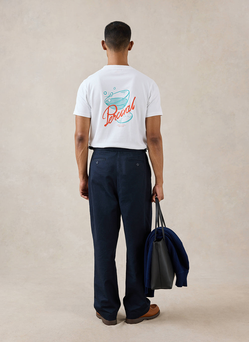 Norman White Oversized T-Shirt - 260 GSM Organic Cotton | Percival