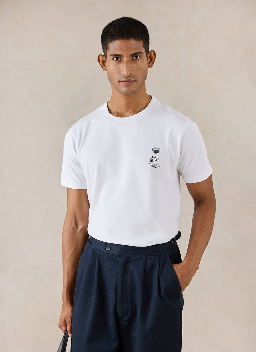 Norman White Oversized T-Shirt - 260 GSM Organic Cotton | Percival