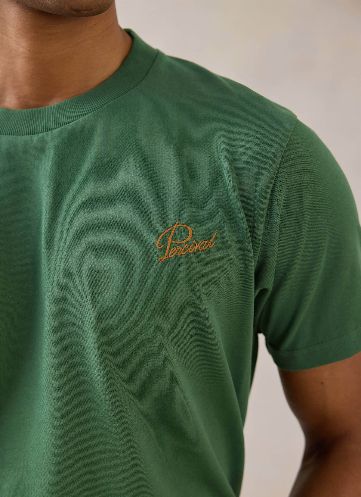 Men's Forest Script Embroidered T-Shirt - Organic Cotton | Percival