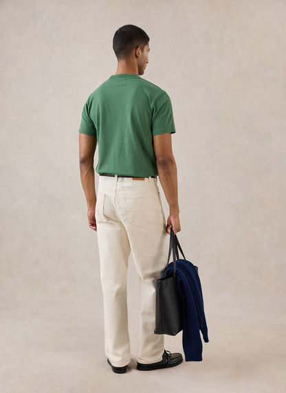 Men's Forest Script Embroidered T-Shirt - Organic Cotton | Percival