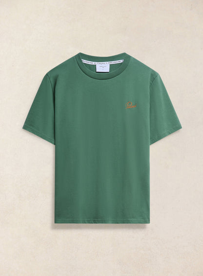 Men's Forest Script Embroidered T-Shirt - Organic Cotton | Percival