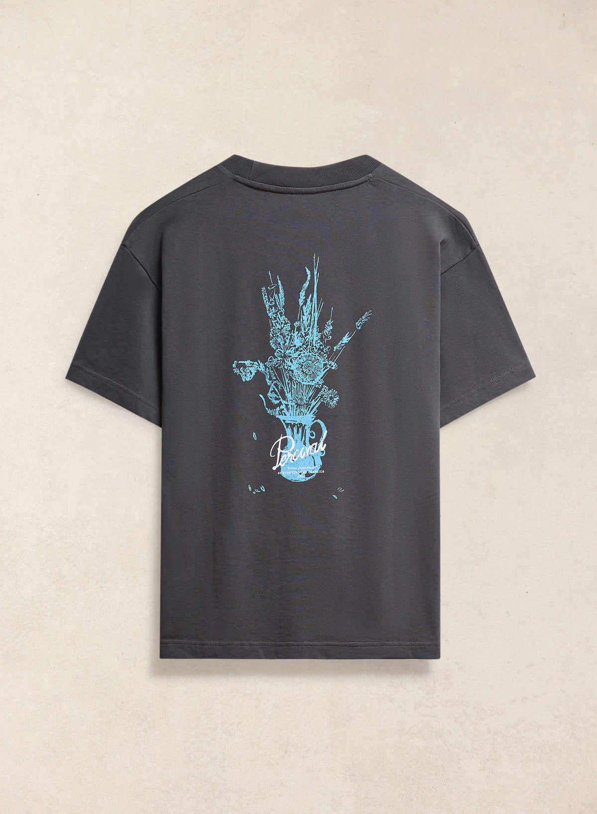 Dawson Oversized T-Shirt - Charcoal Organic Cotton | Percival