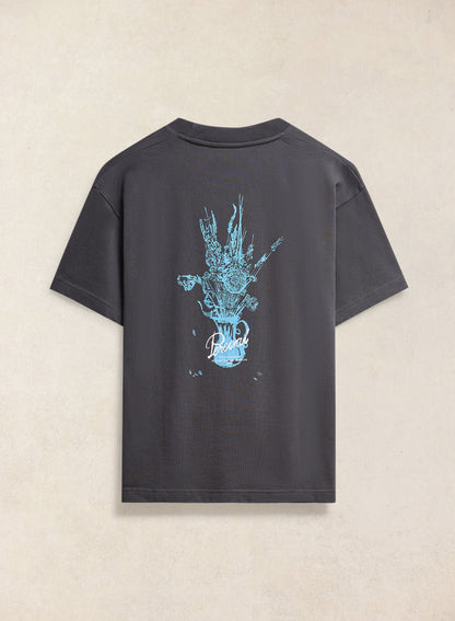Dawson Oversized T-Shirt - Charcoal Organic Cotton | Percival