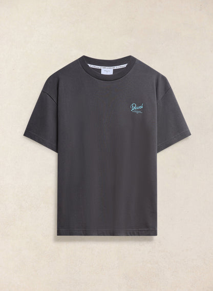 Dawson Oversized T-Shirt - Charcoal Organic Cotton | Percival