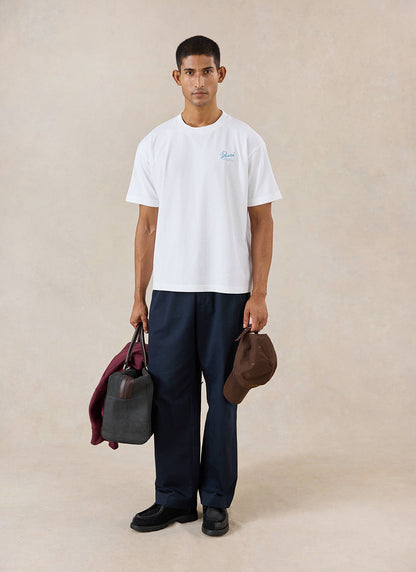 Dawson Oversized T-Shirt - Organic Cotton - White | Percival