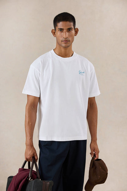 Dawson Oversized T-Shirt - Organic Cotton - White | Percival