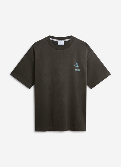 Men's Oversized T-Shirt: Otto - Cotton - Charcoal | Percival