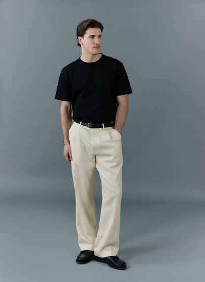 Men's Plain T Shirt - Regular Fit - Organic Cotton - Black | Percival