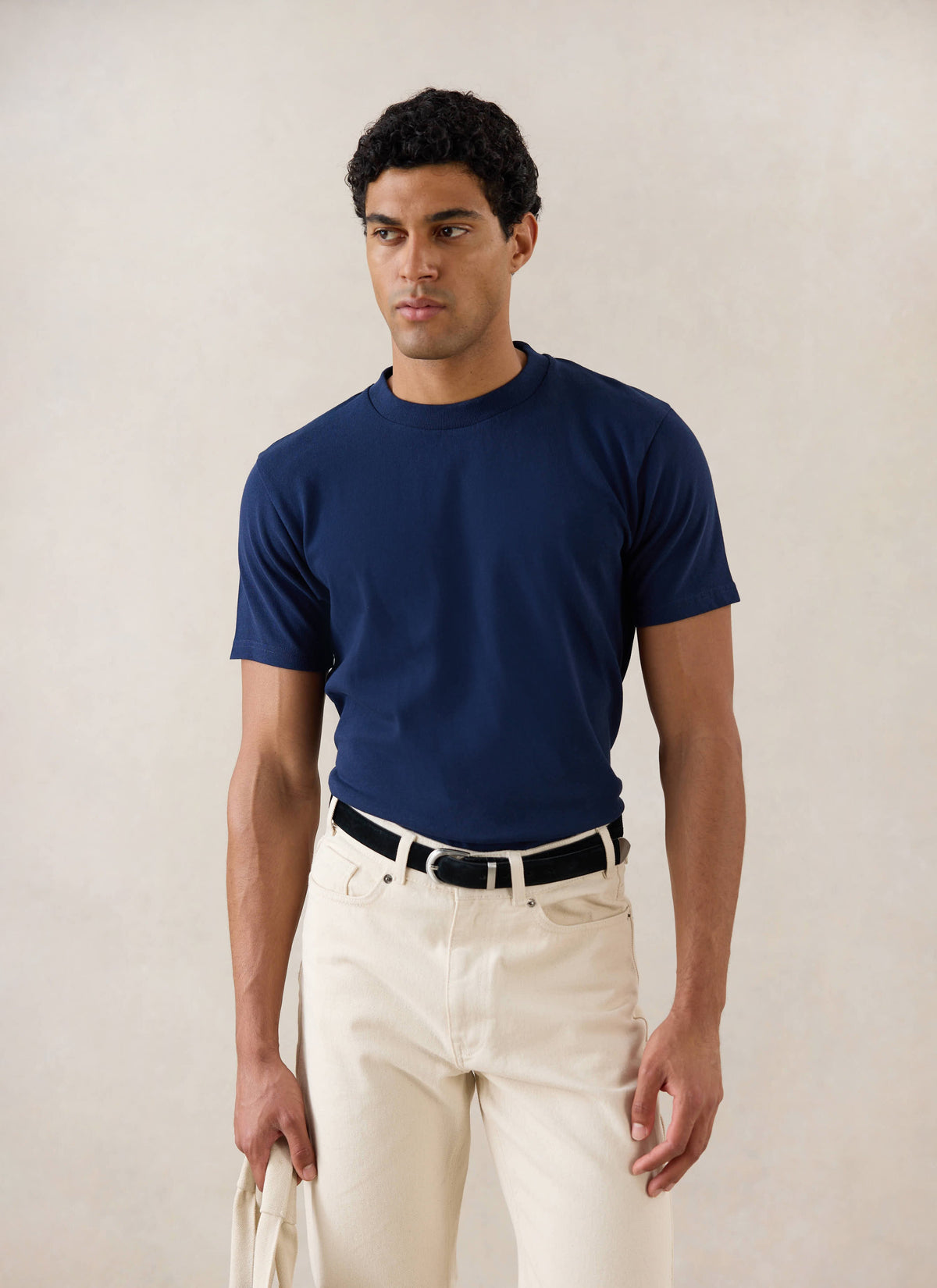 Men's Navy Regular Fit T-Shirt - Organic Cotton | Percival