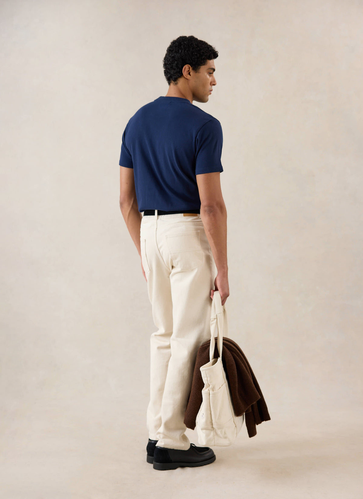 Men's Navy Regular Fit T-Shirt - Organic Cotton | Percival