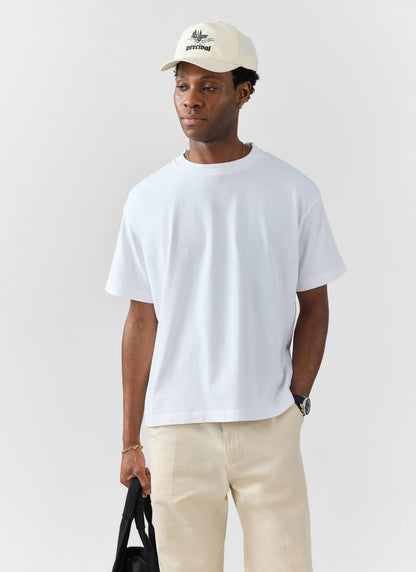 Men's Oversized Cotton T Shirts - 3 Pack - White | Percival