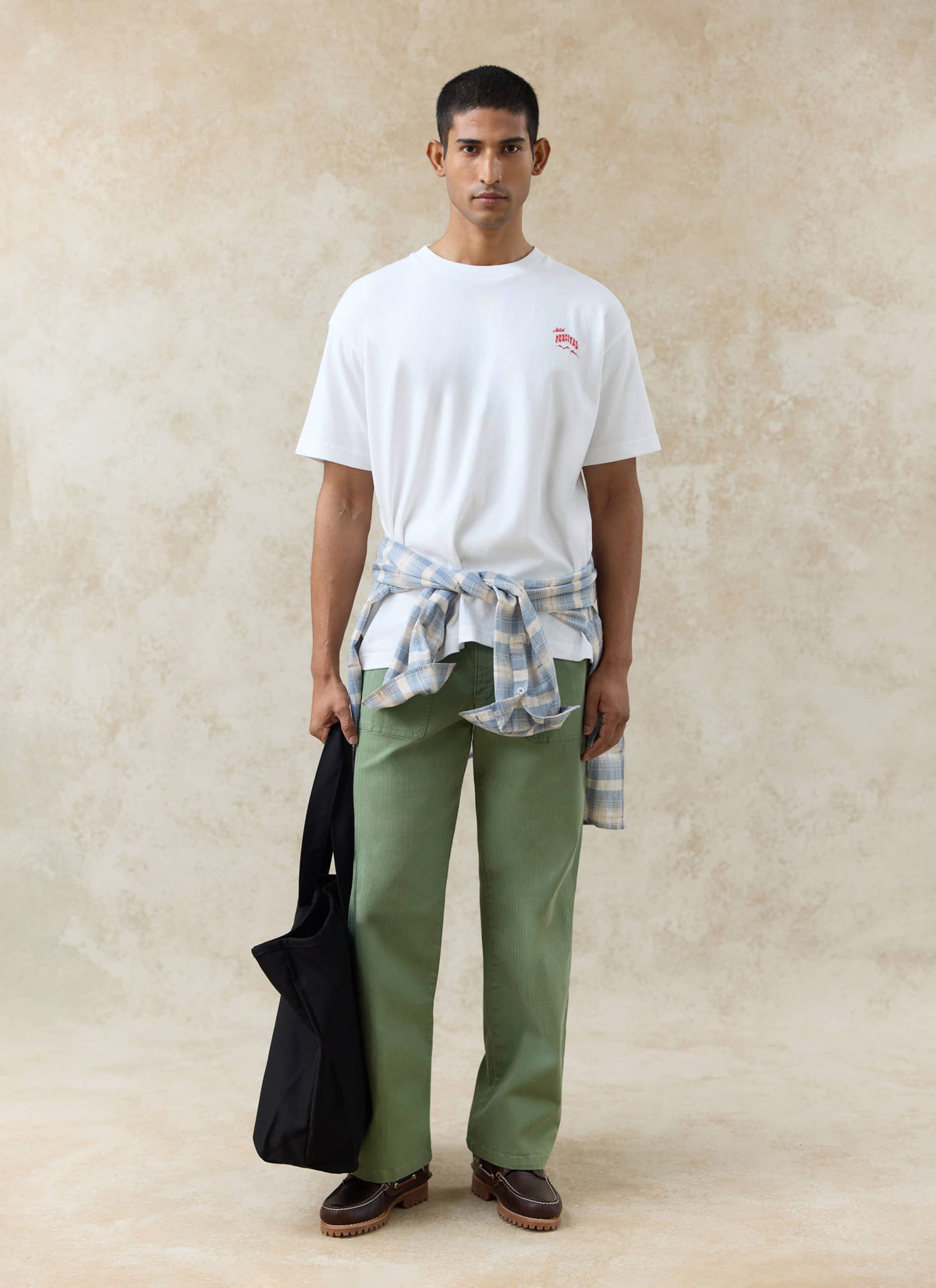 Men's Oversized T-Shirt: Dexter - Organic Cotton - White | Percival