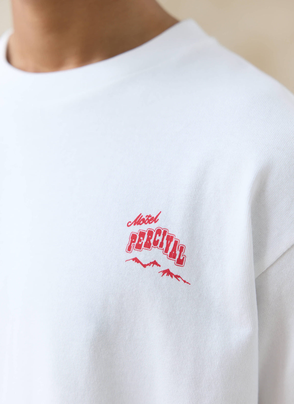 Men's Oversized T-Shirt: Dexter - Organic Cotton - White | Percival