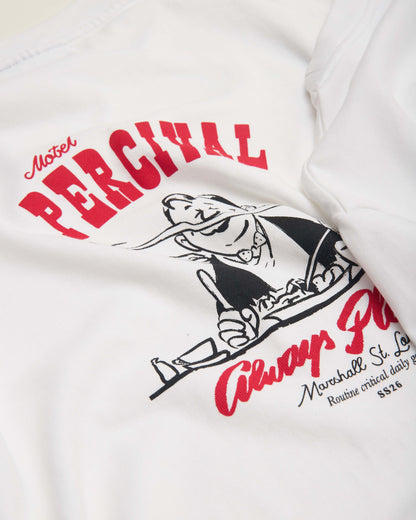 Men's Oversized T-Shirt: Gordon - Organic Cotton - White | Percival