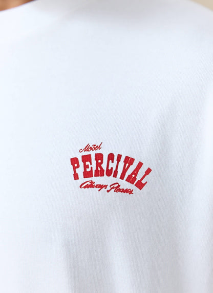 Men's Oversized T-Shirt: Gordon - Organic Cotton - White | Percival