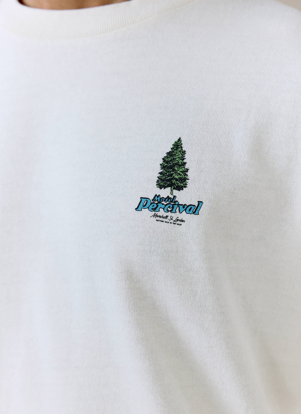 Men's Cream Oversized T Shirt - Arnold - Organic Cotton | Percival