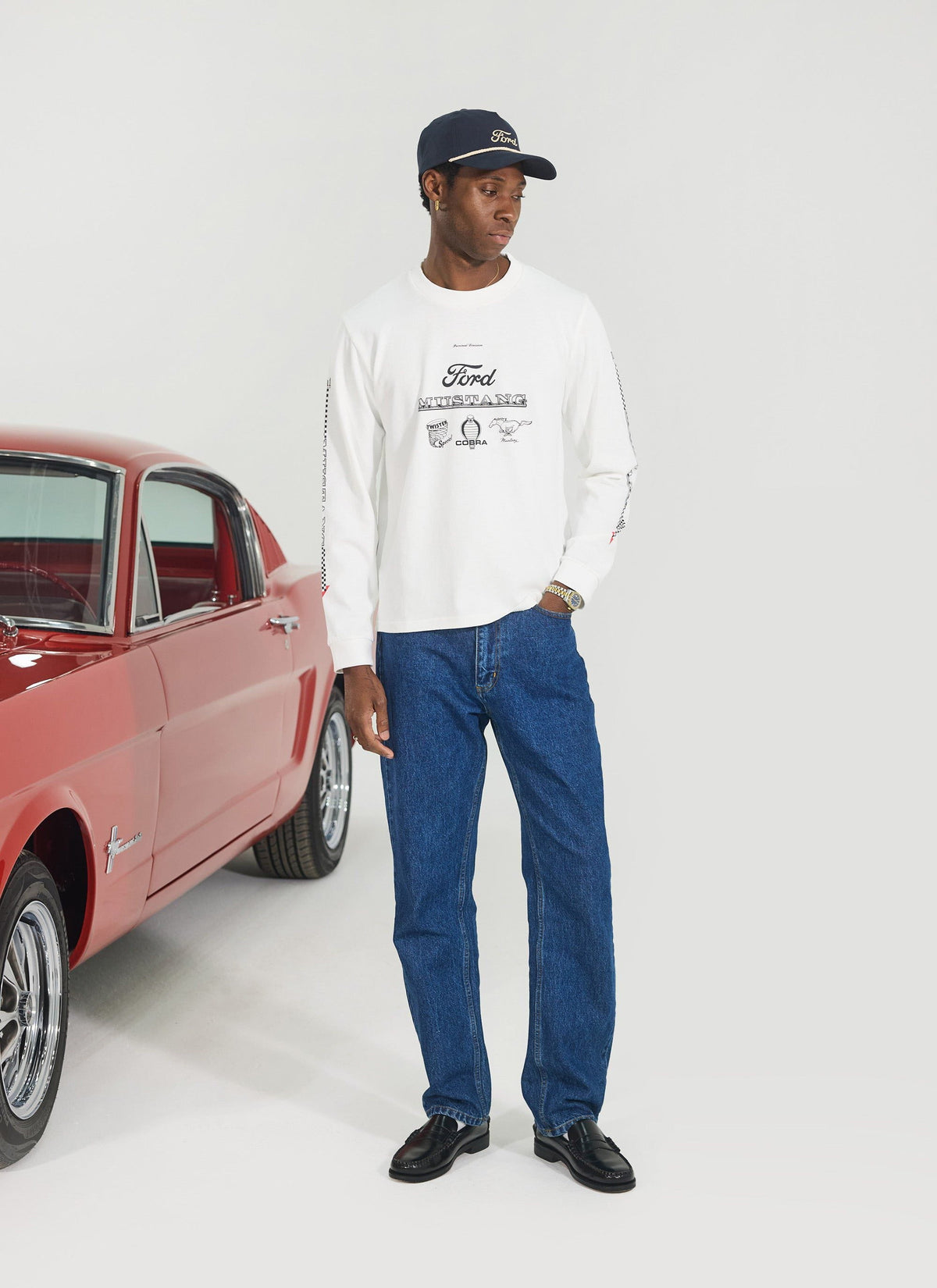 Long Sleeve T Shirt - Raceway '69 Mustang x Ford | Percival