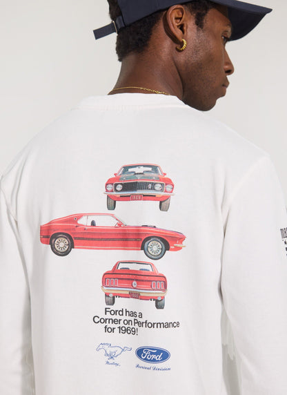Long Sleeve T Shirt - Raceway '69 Mustang x Ford | Percival