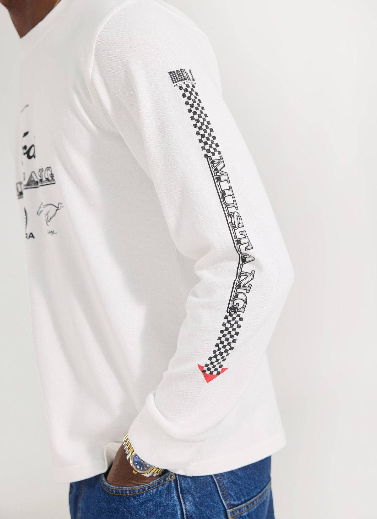 Long Sleeve T Shirt - Raceway '69 Mustang x Ford | Percival